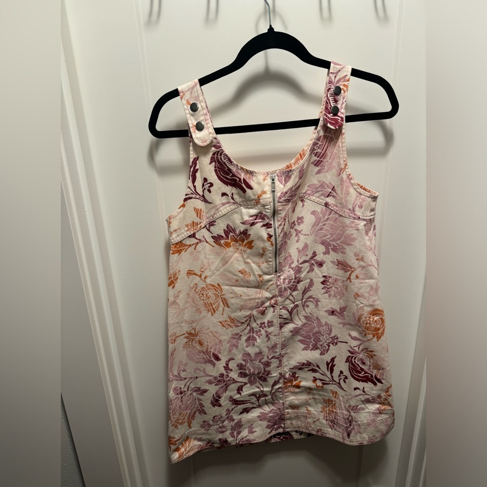 Pilcro sleeveless mini denim shift dress!